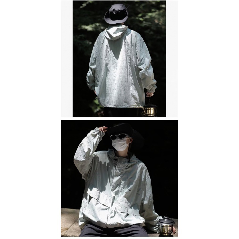 Coats & Jackets |  Mens Oversized Parachute Nylon Utility Jacket Clothing Coats & Jackets