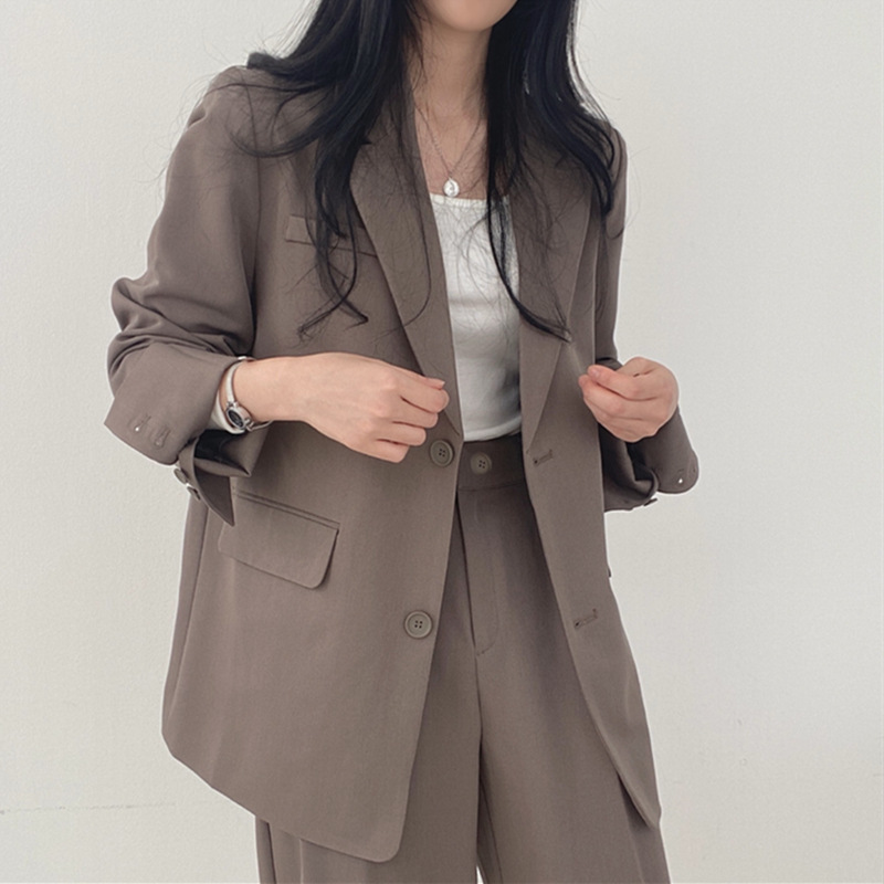 Coats & Jackets |  Womens Single-Breasted Wool-Blend Blazer Clothing Coats & Jackets