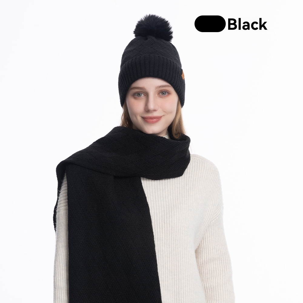 Hats & Scarves |  Womens Chunky Ribbed Pure Cashmere Scarf Accessories Hats & Scarves