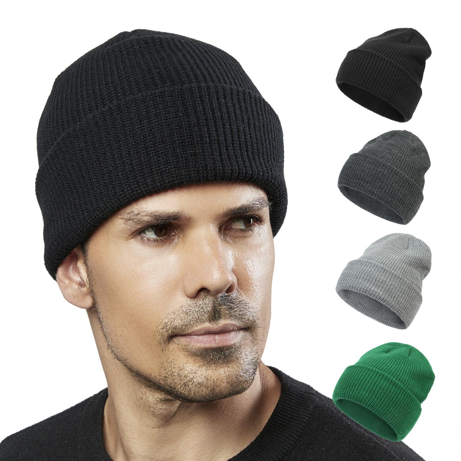 Hats & Scarves |  Womens/Mens Ribbed Wool And Cashmere Beanie Accessories Hats & Scarves