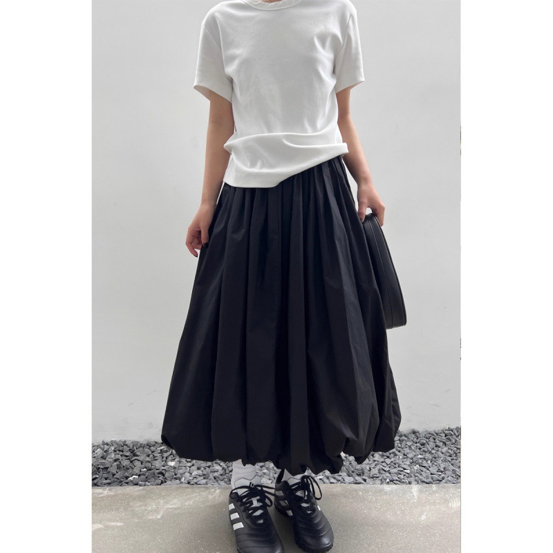 Skirts |  Womens Balloon-Hem Maxi Skirt Clothing Skirts