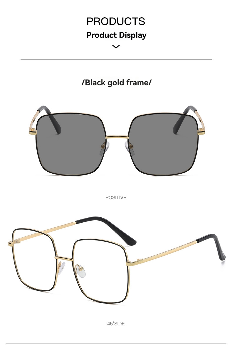 Sunglasses |  Womens The Square Metal Sunglasses Accessories Sunglasses