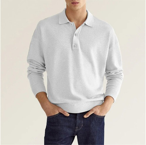 Sweaters & Cardigans |  Mens Pure Cashmere Polo Shirt Clothing Mens