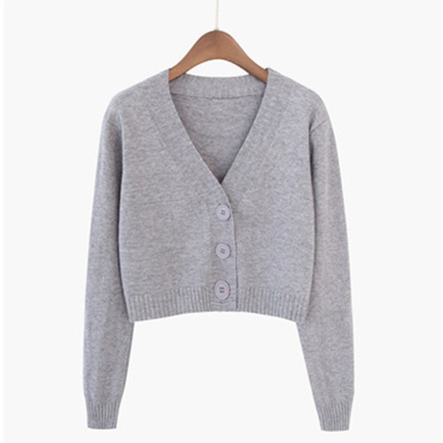 Sweaters & Cardigans |  Womens Chunky Cropped Cashmere-Blend Cardigan Clothing Sweaters & Cardigans