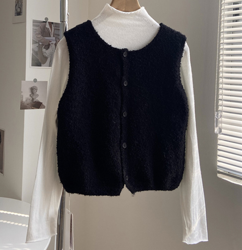 Sweaters & Cardigans |  Womens Pure Brushed-Cashmere Vest Clothing Sweaters & Cardigans