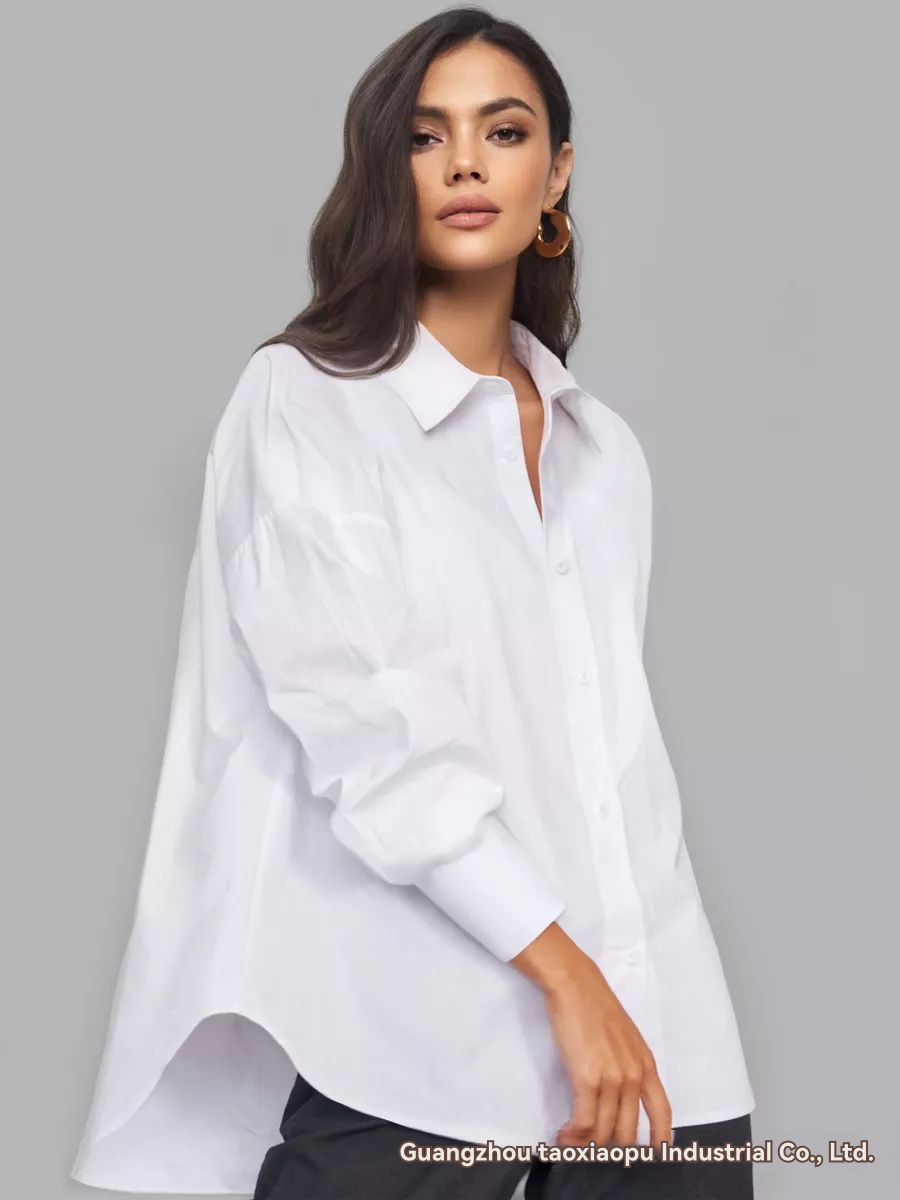 Tops |  Womens Oversized Tailored Shirt Clothing Tops