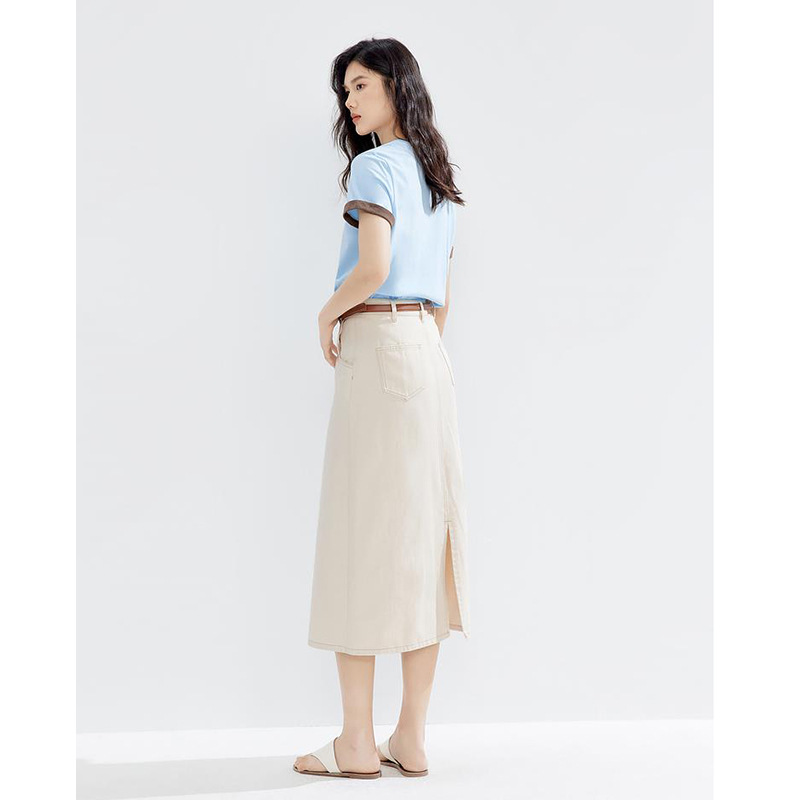 Skirts |  Womens Denim Maxi Skirt Clothing Skirts